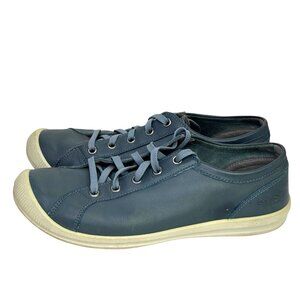 Keen Lorelai Shoes Sneakers Womens 9.5 Blue Leather Casual Comfort Low 020504